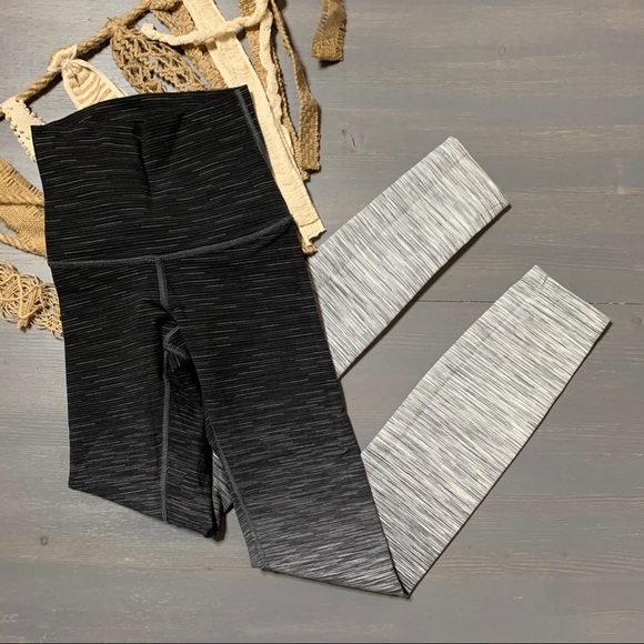 Lululemon Wunder Under Hi-Rise Ombre Melange 28" - Picture 3 of 6